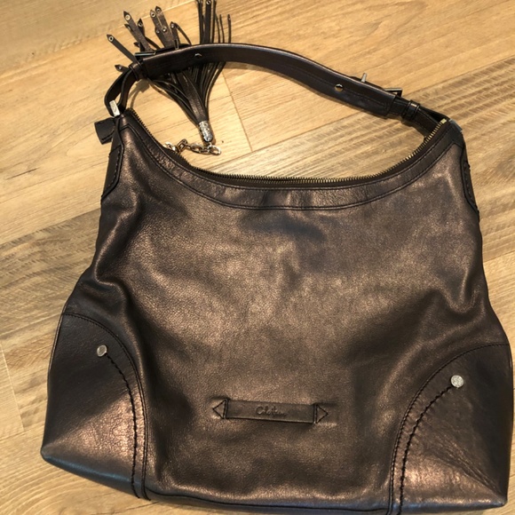 Cole Haan Hobo Bag - shimmer, tassel - holiday bestie! - Picture 2 of 11